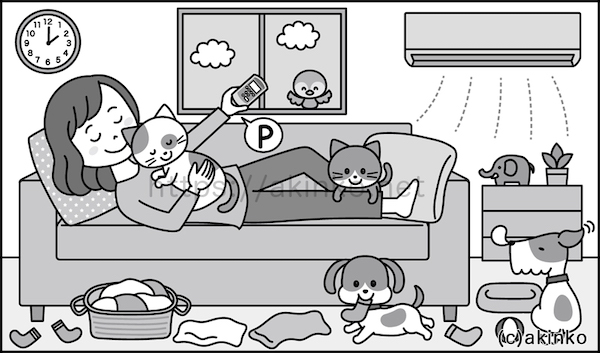 まちがいさがしフレンズ2025年9月号Q16快適な温度に調整