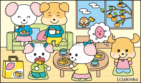 まちがいさがしフレンズ2025年11月号Q3芋の風味を感じる（芋羊羹）