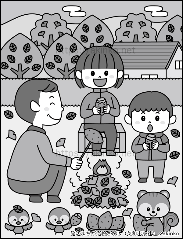 脳活まちがい絵探しvol.11_Q117「かきねのかきねの」